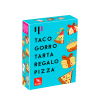 Taco, gorro, tarta, regalo,.pizza