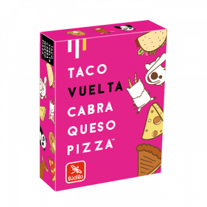 Taco, vuelta, cabra, queso, pizza