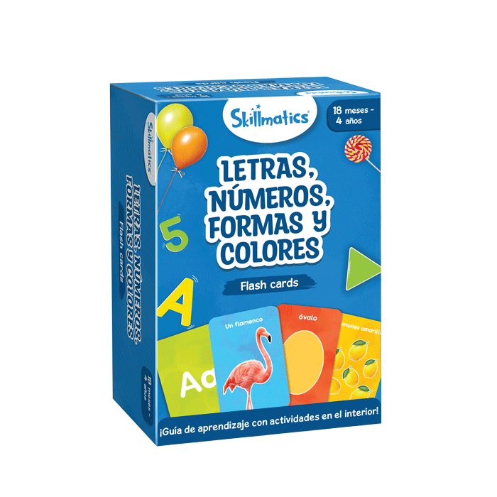 Flash Cards: letras, números, formas y colores